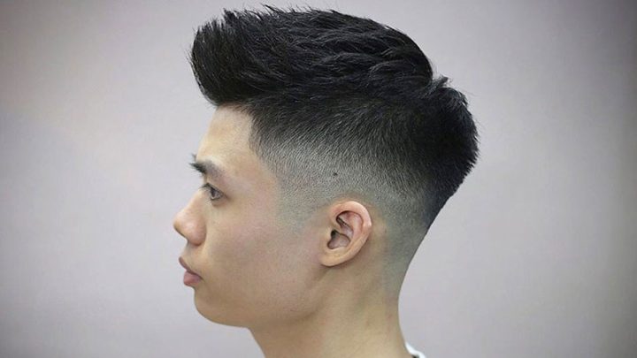 Kiểu tóc nam ngắn đẹp mặt tròn Textured Crop