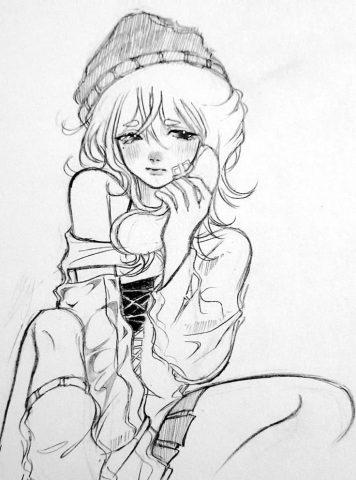 Kiểu tóc ngắn cá tính của nhân vật nữ anime thể hiện sự năng động và mạnh mẽ