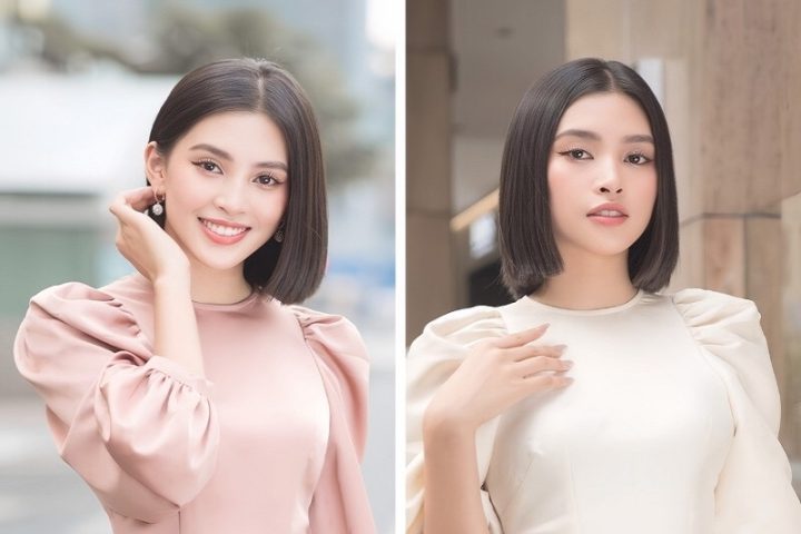 Kiểu tóc ngắn thẳng tự nhiên khi chụp ảnh áo dài tóc ngắn
