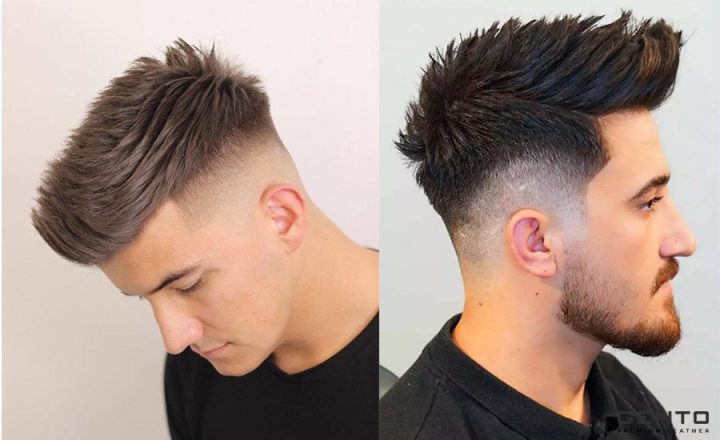 Mô tả về các biến thể tóc undercut với phần mái được tạo kiểu khác nhau